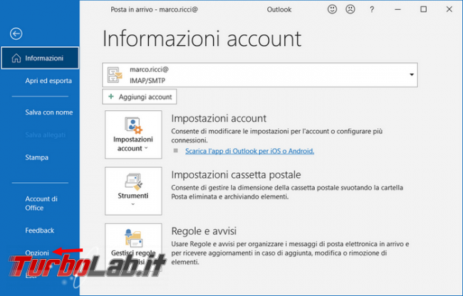 Come modificare tempo dell’invio/ricezione automatica mail Outlook
