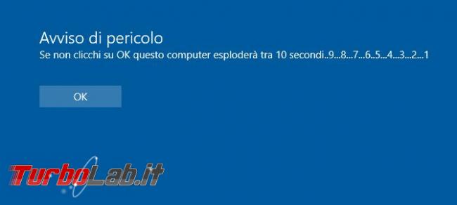 Come mostrare messaggio personalizzato all’avvio Windows