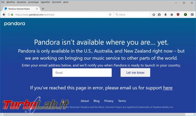 Come nascondere indirizzo IP reale poter accedere contenuti siti non disponibili l’Italia