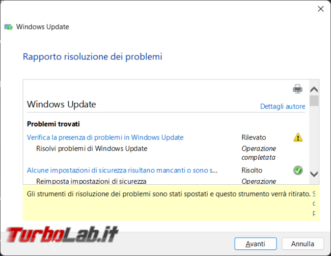 Come (non) si risolve l’errore 0x80070002 KB5034204 non si installa Windows 11 23h2