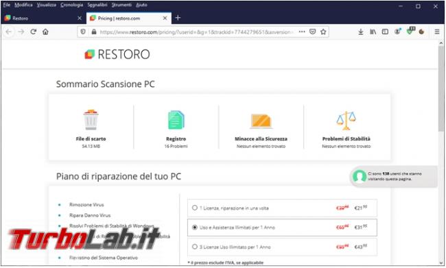 Come (non) sistemare errori Windows programma Restoro