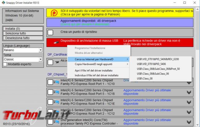 Come ottenere tutti driver più aggiornati Snappy Driver Installer