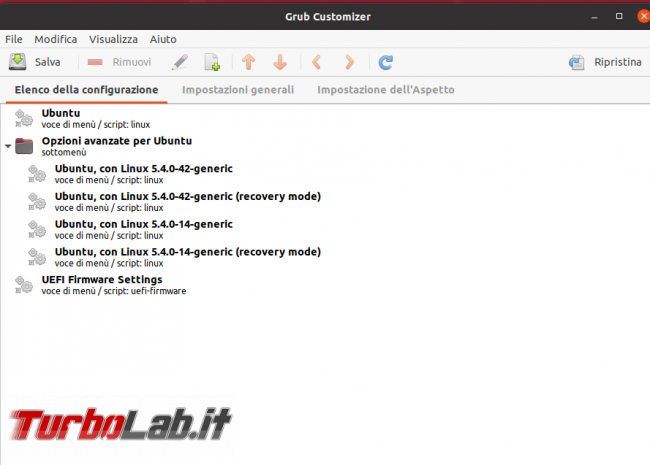 Come personalizzare bootloader Ubuntu GRUB Customizer - schermata_1_grub (2)