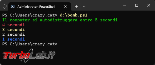 Come personalizzare colori testo cmdlet Write-Host PowerShell