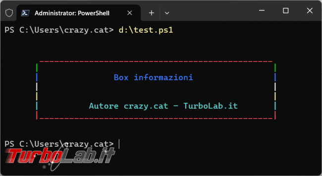 Come personalizzare colori testo cmdlet Write-Host PowerShell