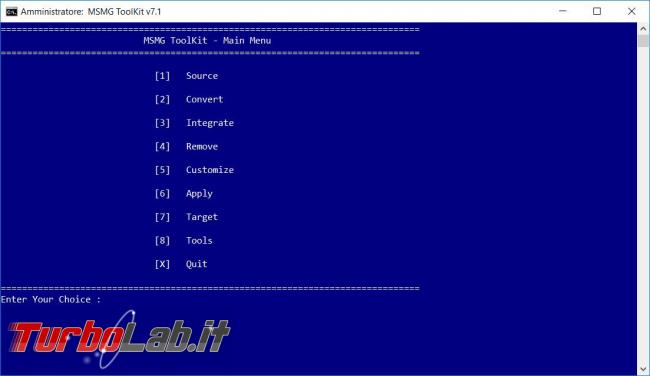 Come personalizzare supporto d’installazione Windows MSMG ToolKit