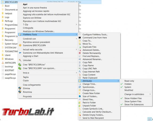 Come potenziare menu contestuale Windows FileMenu Tools