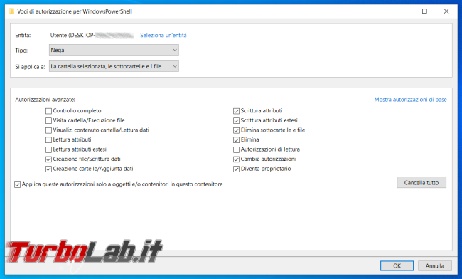 Come proteggere PowerShell password