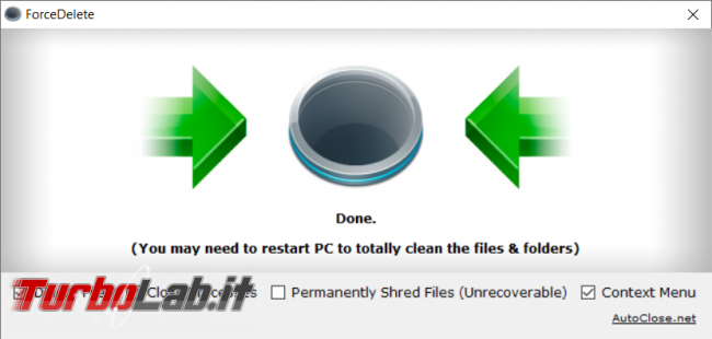 Come provare cancellare ForceDelete file/cartelle non si riesce eliminare