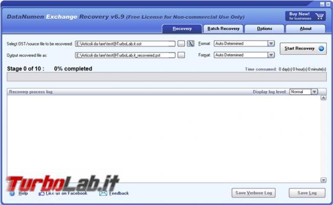 Come recuperare mail archivio posta exchange estensione ost