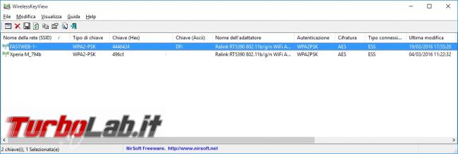 Come recuperare password memorizzate ( dimenticate) reti Wi-Fi