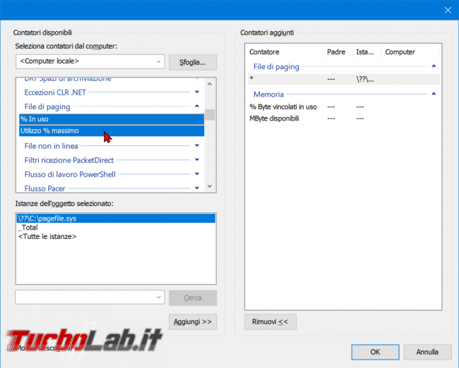 Come registrare consumo RAM PC / notebook Windows 10 (log uso RAM) - zShotVM_1555147163