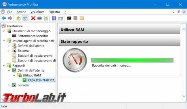 Come registrare consumo RAM PC / notebook Windows 10 (log uso RAM) - zShotVM_1555148404