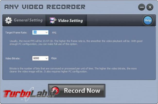 Come registrare video desktop catturare streaming video siti Web