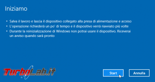 Come reinstallare Windows 10 automaticamente, senza perdere dati: guida Fresh Start