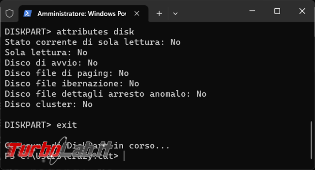 Come rendere pendrive sola lettura Diskpart
