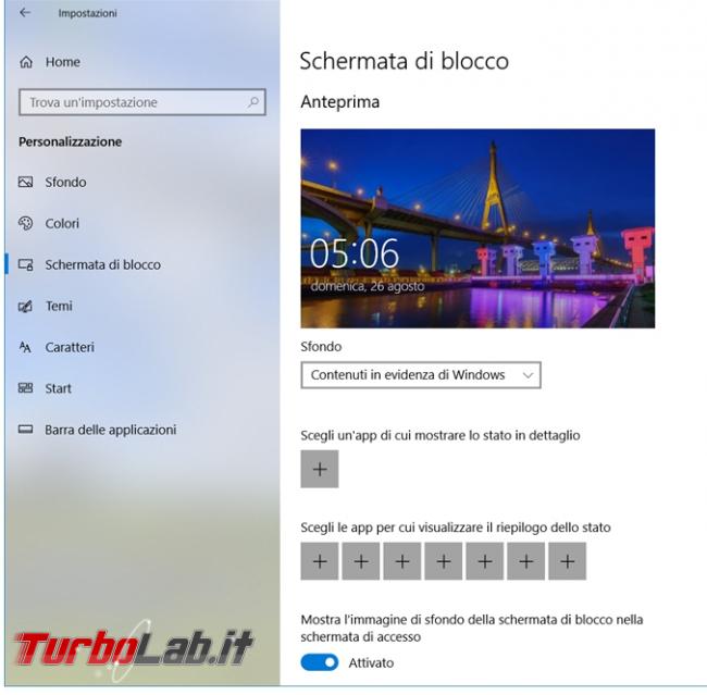 Come riattivare contenuti evidenza Windows 10 (Windows Spotlight)