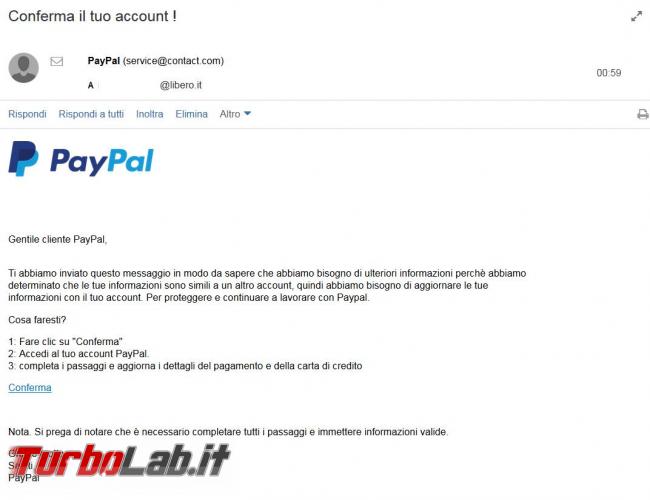 Come riconoscere email phishing - guida anti-truffa