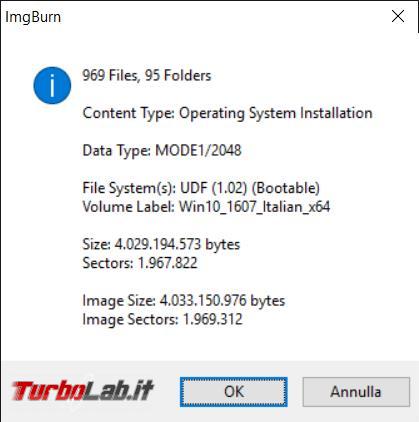 Come ricreare ’immagine ISO avviabile dopo avere modificato file originali disco d’installazione Windows 10