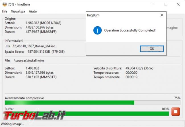 Come ricreare ’immagine ISO avviabile dopo avere modificato file originali disco d’installazione Windows 10