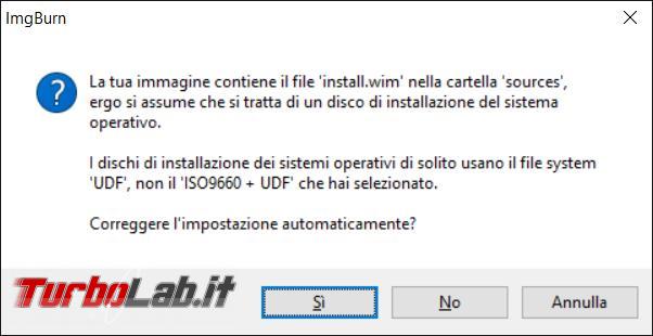 Come ricreare ’immagine ISO avviabile dopo avere modificato file originali disco d’installazione Windows 10