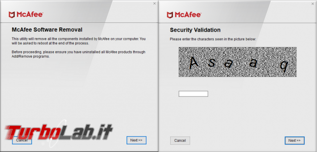 Come rimuovere completamente software sicurezza computer
