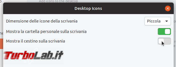Come rimuovere / eliminare / nascondere Cestino desktop Ubuntu (guida)