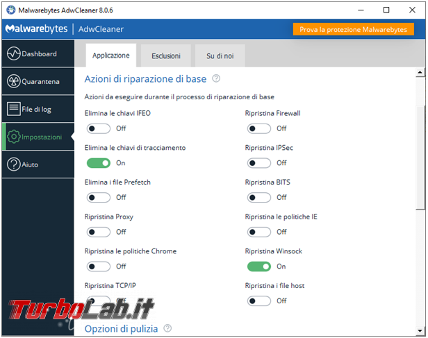 Come rimuovere malware programmi indesiderati riga comando: guida Malwarebytes AdwCleaner