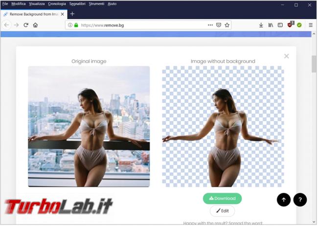 Come rimuovere sfondo 'immagine estrarre persona ritratta