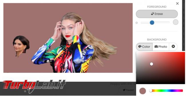 Come rimuovere sfondo 'immagine estrarre persona ritratta