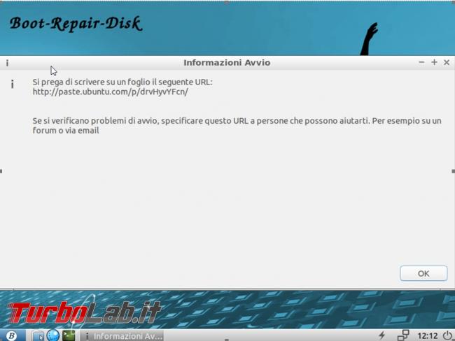 Come riparare boot Windows Linux Boot Repair Disk