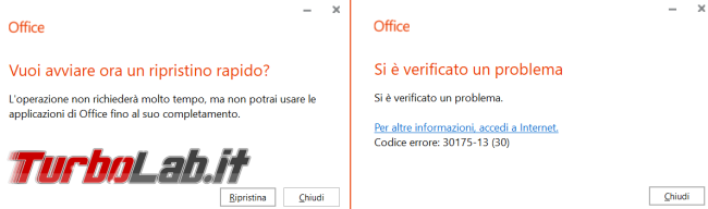 Come ripristinare applicativi Office non si avviano l’errore 0xc0000142