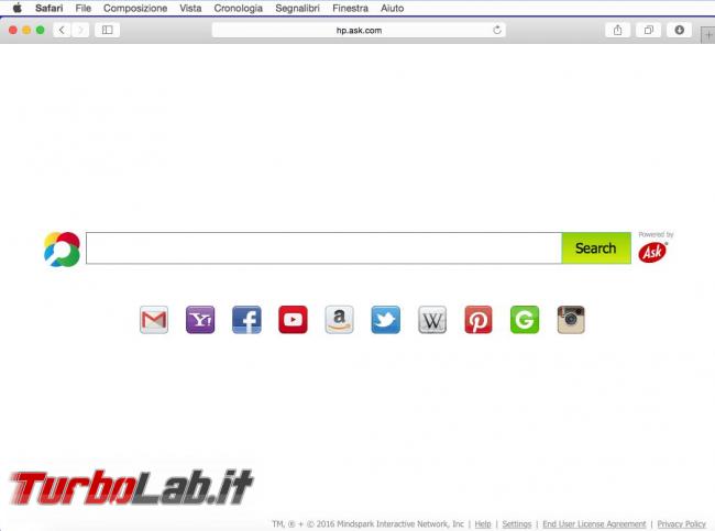 Come ripristinare browser safari Mac OS X