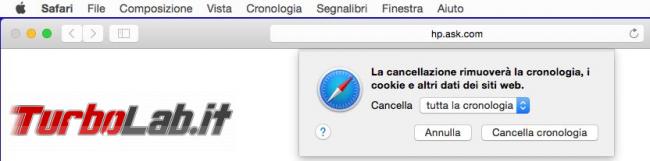 Come ripristinare browser safari Mac OS X