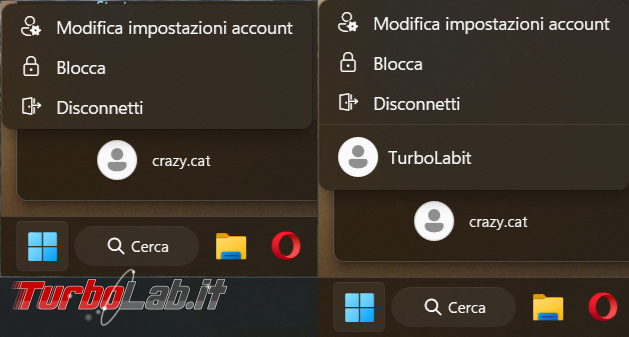 Come ripristinare Cambia Utente (veloce) Windows