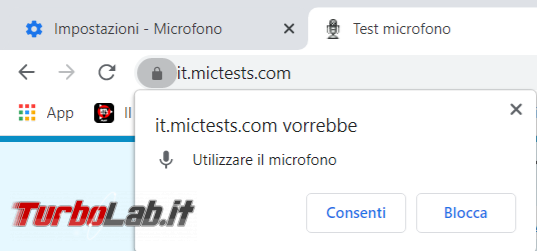 Come ripristinare Chrome quando microfono smette funzionare