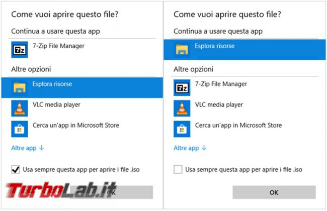 Come ripristinare l’opzione Monta file ISO Windows 10