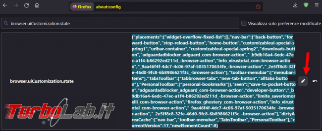 Come ripristinare pulsante + (Nuova Scheda) Firefox