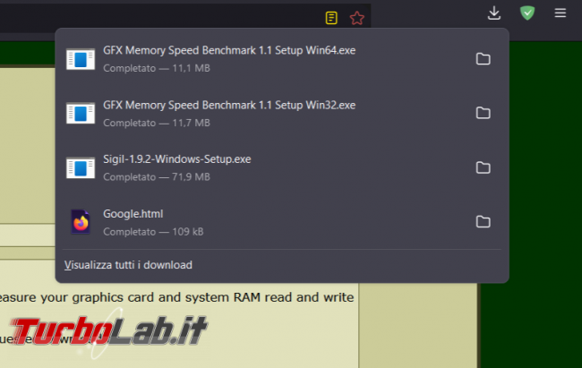 Come ripristinare vecchio sistema download Firefox 98