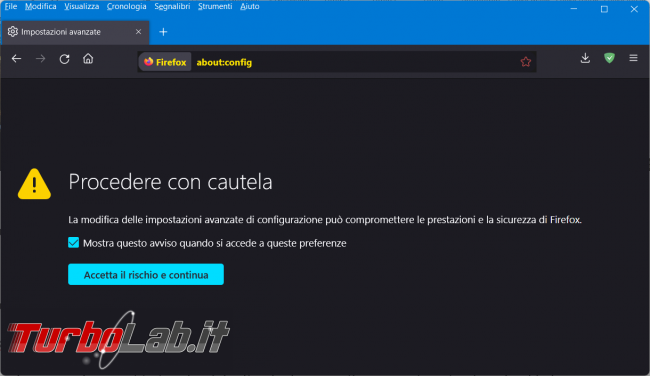 Come ripristinare vecchio sistema download Firefox 98