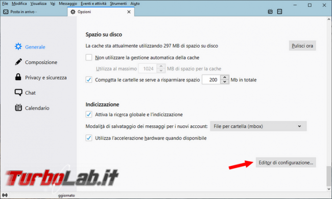 Come risolvere mancata connessione Thunderbird 78, alcuni provider posta, colpa protocollo TLS