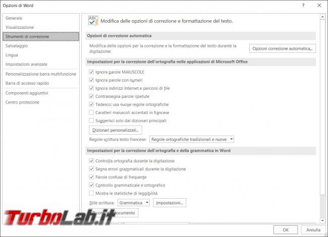 Come salvare dizionario personalizzato Microsoft Word