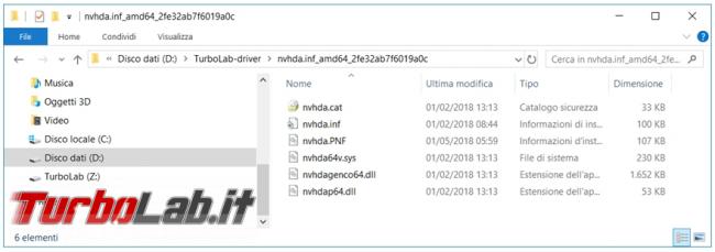 Come salvare driver non sistema direttamente riga comando PowerShell Windows 10