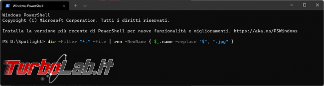 Come salvare immagini utilizzate Windows Spotlight