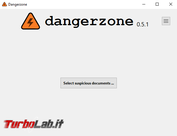 Come sanificare documenti Dangerzone