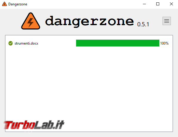Come sanificare documenti Dangerzone