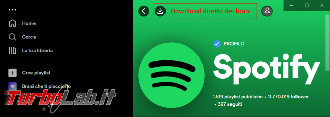 Come scaricare direttamente gratuitamente musica Spotify