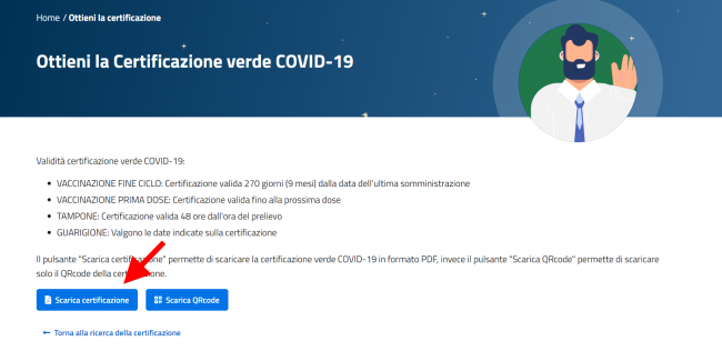 Come scaricare Green Pass sito Governo authcode inviato via SMS tessera sanitaria (GUIDA) - FrShot_1624362998_