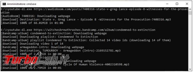 Come scaricare video YouTube riga comando youtube-dl