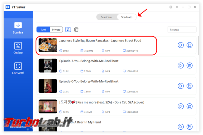 Come scaricare video YouTube [veloce gratuito] - preview-downloaded-videos
